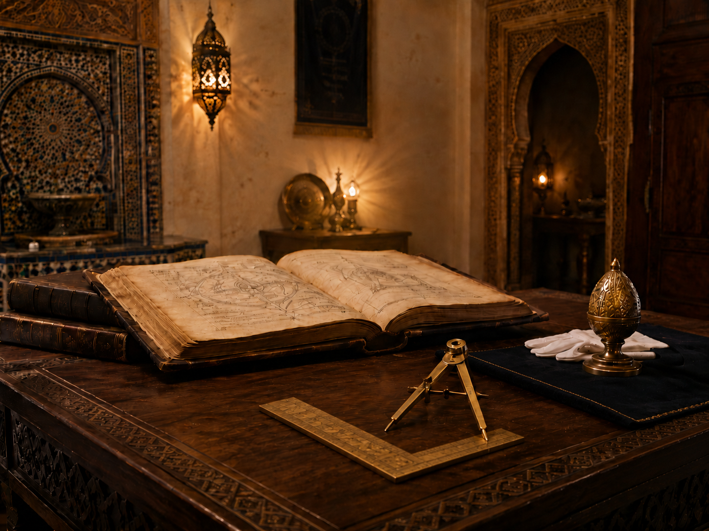 Bureau ancien, étude symbolique et transmission initiatique